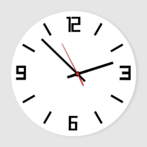 Zegar ścienny Modern Glass