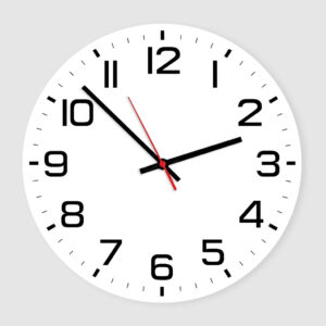 Zegar ścienny Precision Numbers