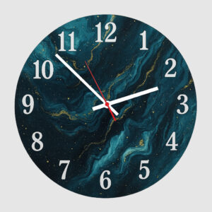Zegar ścienny Midnight Marble