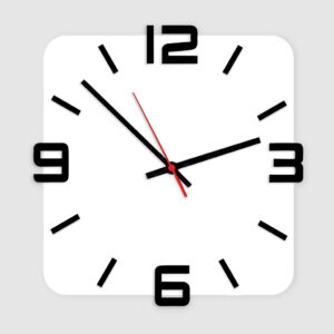 Zegar ścienny Square Edge