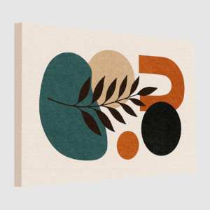 Gałązka wśród kształtów